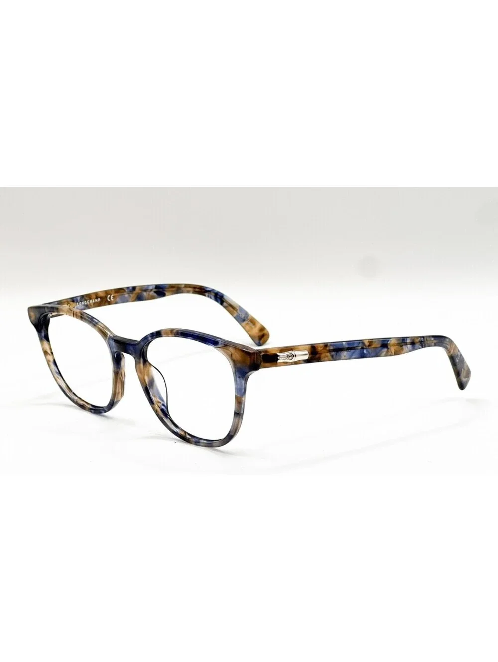Longchamp LO2686 430 Blue Havana Rectangle Authentic Eyeglass Frames 52-19-140